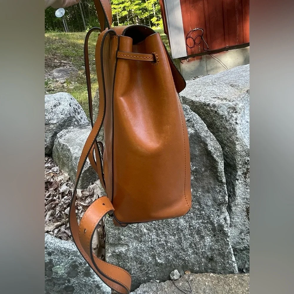 Loeffler Randall Leather Backpack - Picture 7 of 9